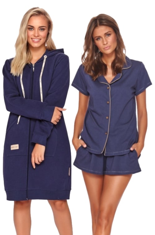 Zestaw Dn-nightwear SMZ.9756 szlafrok+piżama PM.4122, cosmo