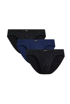 Slipy Atlantic 3MP-204 A'3 S-2XL czarny-niebieski ciemny