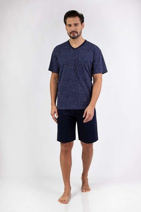 Piżama Regina 481 kr/r M-XL męska grafitowy