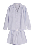 Piżama Henderson Ladies 42782 Nanda dł/r S-XL rozpinana pale blue
