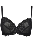 Biustonosz Miękki Koronkowy Glam 1940, nero/czarń