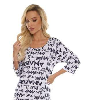 Koszula De Lafense 610 Amazing 3/4 S-2XL granatowy