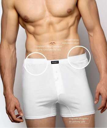 Bokserki Atlantic 2BMB-003 A'2 S-2XL biały