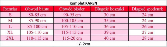 Komplet: satynowa koszulka + szorty KAREN, pudrowy
