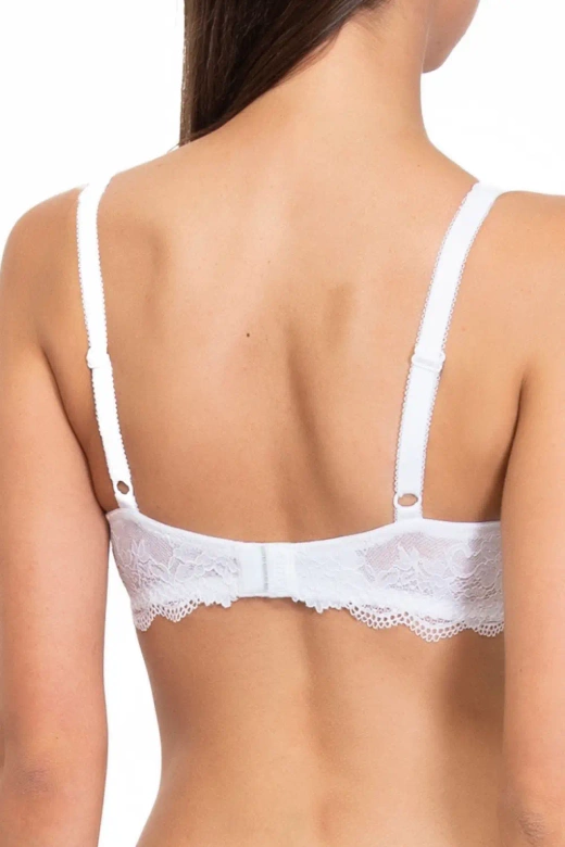 Biustonosz Miękki Koronkowy Wonderlace 2442, bianco/biel