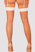 Pończochy Obsessive S814 Stockings, białe