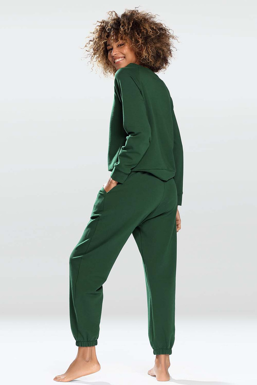 Modny komplet damski/dres ze ściągaczami Wenezja, zielony