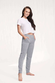 Spodnie dresowe Luna 310 Welur M-2XL szary