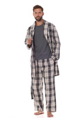 Piżama L&L 2473 Ben kr/r M-3XL szary