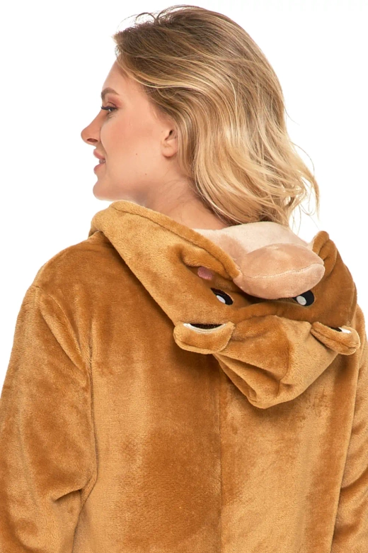 Kombinezon, onesie miś PDD5100-008, rudy