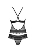 Komplet Obsessive Ivannes Top & Thong czarny