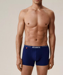 Bokserki Atlantic 5SMH-004/25 A'5 S-2XL niebieski-zielony-czarny
