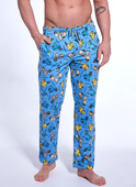 Spodnie piżamowe Cornette 691/58 3XL-5XL męskie niebieski