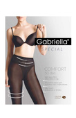 Rajstopy Gabriella Comfort 3D 400 50 den 2-4 nero/czarny