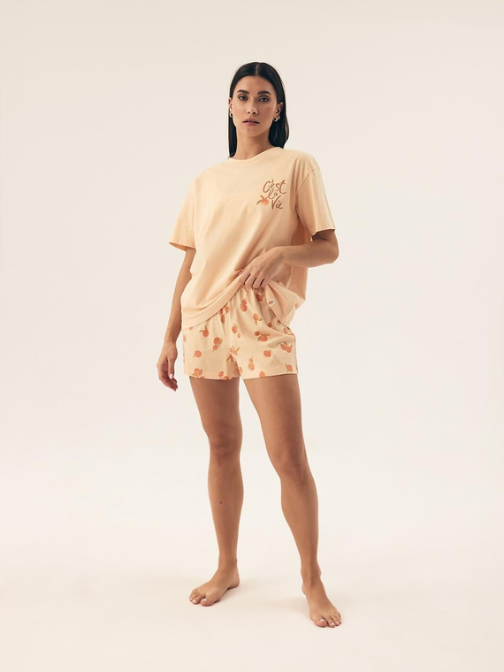 Piżama Henderson Ladies 42684 Naranja kr/r S-2XL peach