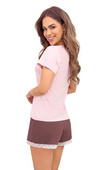 Piżama Donna Daphne kr/r S-2XL pink
