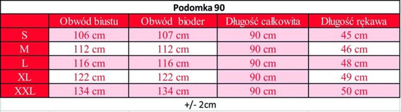 Podomka z satyny z haftem "Panna Młoda" Dkaren 90, biel