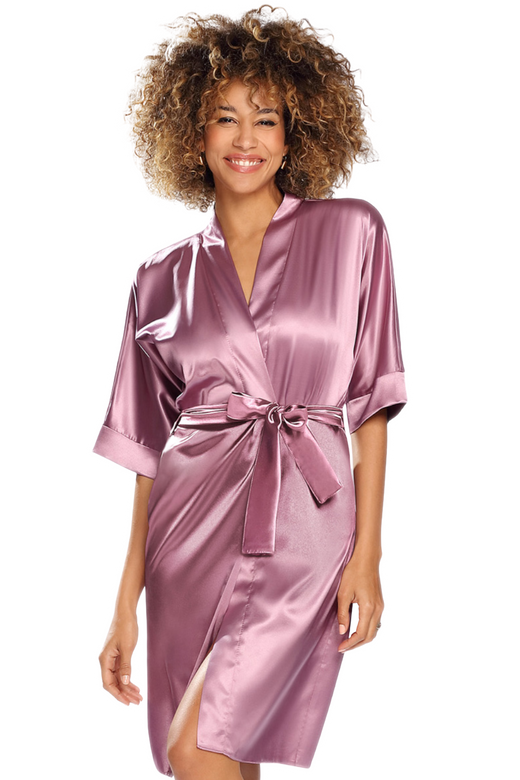 Klasyczna podomka z satyny polska 100, wrzos