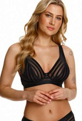 Biustonosz soft bralette Lupoline 2412 czarny