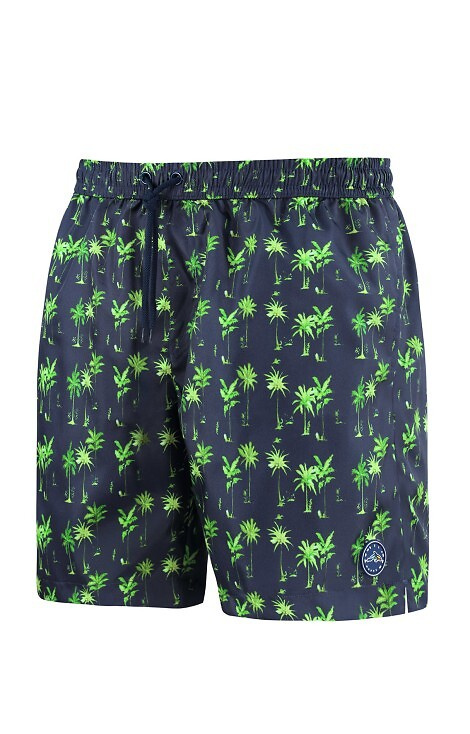 Szorty kąpielowe Self SM 29 Happy Shorts Long M-3XL navy blue