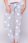 Piżama z długimi spodniami w gwiazdki GWIAZDKA 100% bawełna