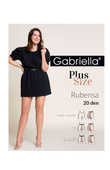 Rajstopy Gabriella Rubensa Plus Size 161 20 den 6-7 melisa/odc.beżowego
