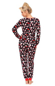 Piżama Donna Santi Long dł/r S-2XL czarny