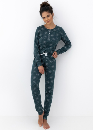 Piżama Sensis Ellison dł/r S-XL zielony