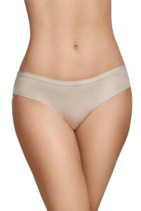 Dwupak klasycznych bawełnianych fig typu bikini 400, tierra-beżowe