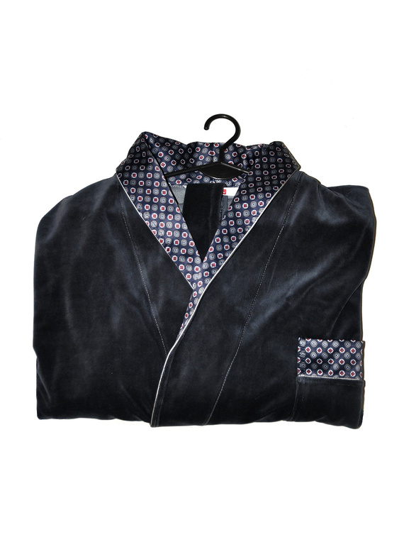 Szlafrok De Lafense 772 Bonjur krótki M-2XL męski jeans