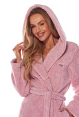 Szlafrok L&L 2204 Brandi S-XL damski brudny róż