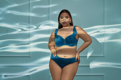 Biustonosz kąpielowy soft Ava SK 213 Azure azure