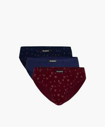 Slipy Atlantic 3MP-100 A'3 S-2XL granatowy-niebieski-wino