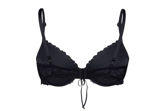 ZESTAW Biustonosz push-up + figi DAMARIS, czerń