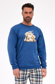 Piżama Cornette 115/292 Bears dł/r S-2XL męska jeans