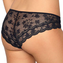 LAGERTA BRIEF Figi z koronką, czarny