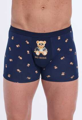 Bokserki Cornette Tattoo 280/245 Boss M-2XL granatowy