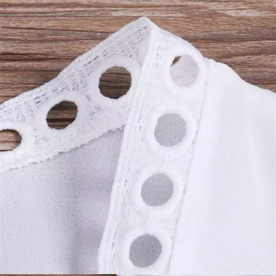 Sukienka plażowa-tunika długa boho KRETA, biała