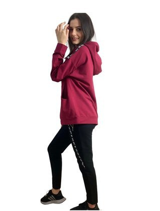 Dres De Lafense 496 Just dł/r S-2XL bordowy