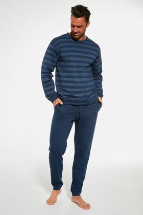 Piżama Cornette 117/235 Loose 11 dł/r 3XL-5XL męska jeans