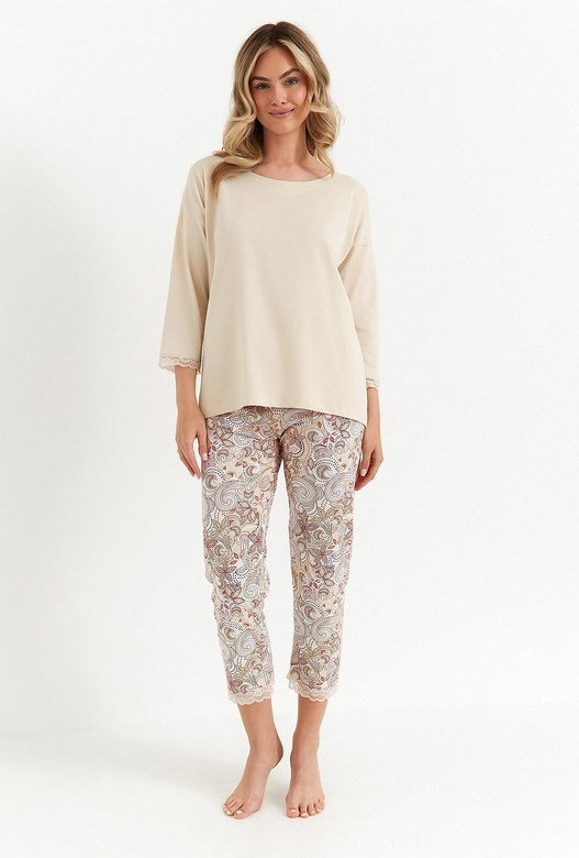 Piżama Cana 486 3/4 2XL wanilia