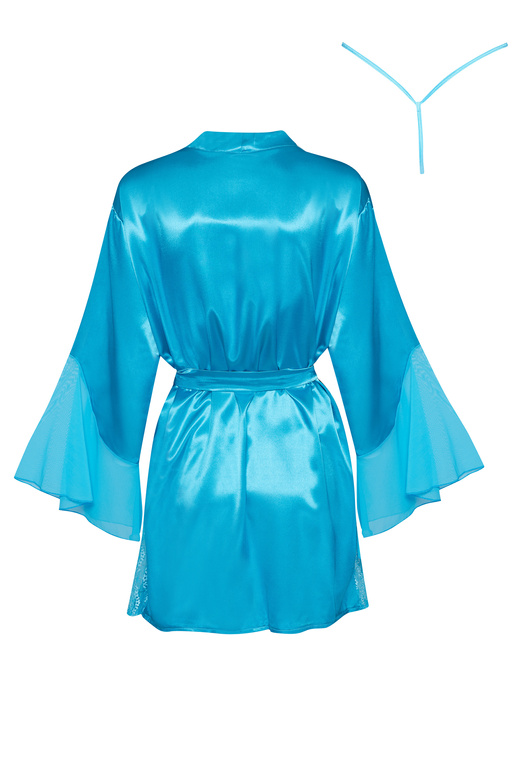 Marlene peignoir turquoise