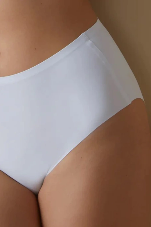Bezszwowe figi z wysokim stanem MAXI BRAGA 503, blanco-biel
