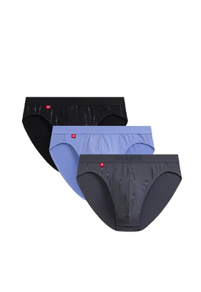 Slipy Atlantic 3MP-193 A'3 S-2XL czarny-denim-grafitowy
