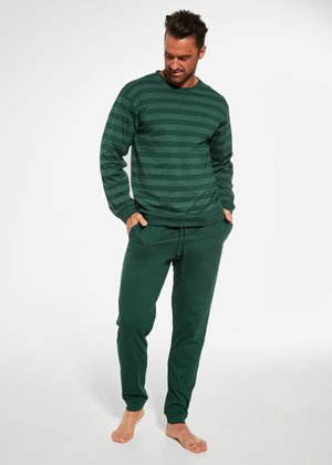 Piżama Cornette 117/259 Loose 12 dł/r S-2XL męska zielony