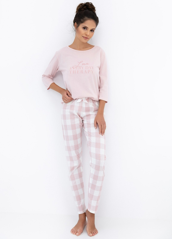 Piżama Sensis Annabelle 3/4 S-XL różowy jasny