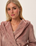 Szlafrok Henderson Ladies 41950 Frankie S-2XL dusty rose
