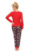 Piżama Donna Santi Long dł/r S-2XL czerwony