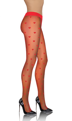 Rajstopy Sesto Senso Fashion F/01/20 den 2-4 czerwony