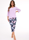 Piżama Cornette 389/463 Natalie 2 7/8 S-2XL damska liliowy